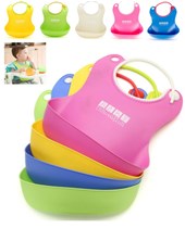 BABERO PREMIUM. COLORES: AZUL - ROSA - VERDE - AMARILLO - GRIS - CREMA.  BABY INNOVATION