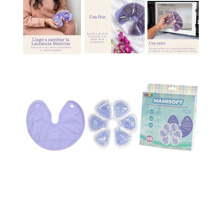 PROTECTOR MAMARIO VILETA. TERAPIA MAMARIA 3 EN 1. BABY INNOVATION