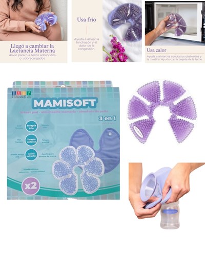 PROTECTOR MAMARIO VILETA. TERAPIA MAMARIA 3 EN 1. BABY INNOVATION