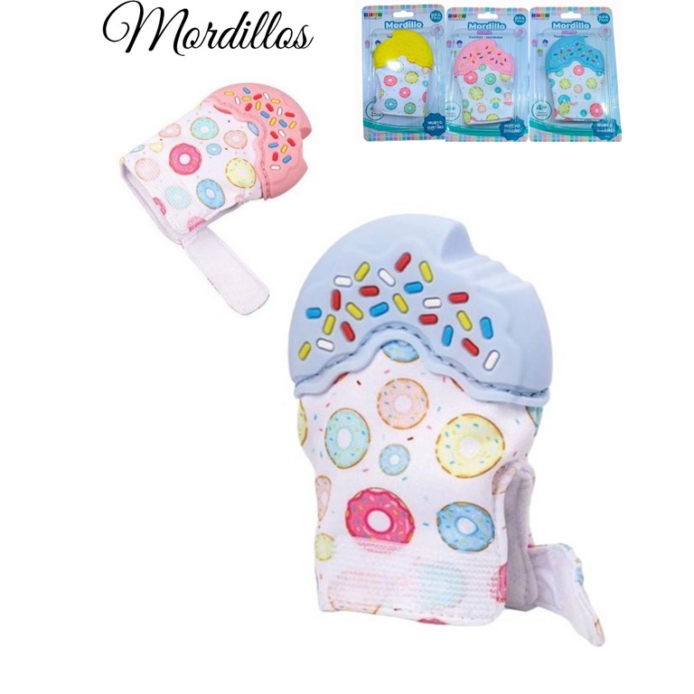 MORDILLO FORMA DE GUANTE SILICINA PREMIUM. BABY INNOVATION