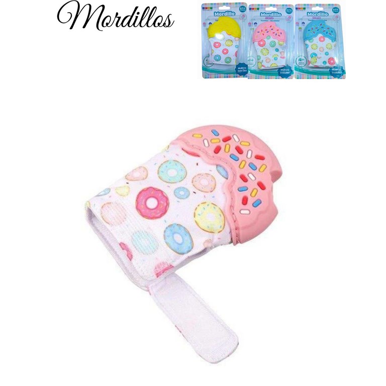 MORDILLO FORMA DE GUANTE SILICINA PREMIUM. BABY INNOVATION