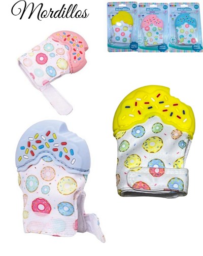 MORDILLO FORMA DE GUANTE SILICINA PREMIUM. BABY INNOVATION