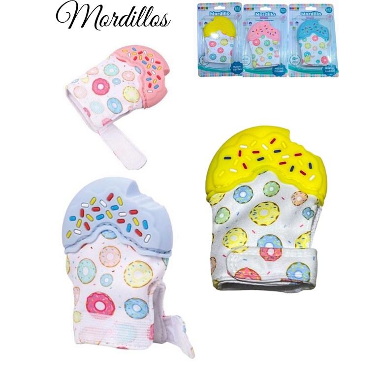 MORDILLO FORMA DE GUANTE SILICINA PREMIUM. BABY INNOVATION
