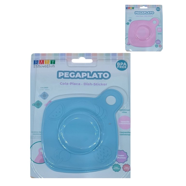 PEGA PLATO CON MANIGA PARA DESPEGAR. BABY INNOVATION