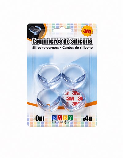 Protectores trasnparentes para punta de mesa redondas. Baby Innovation.|