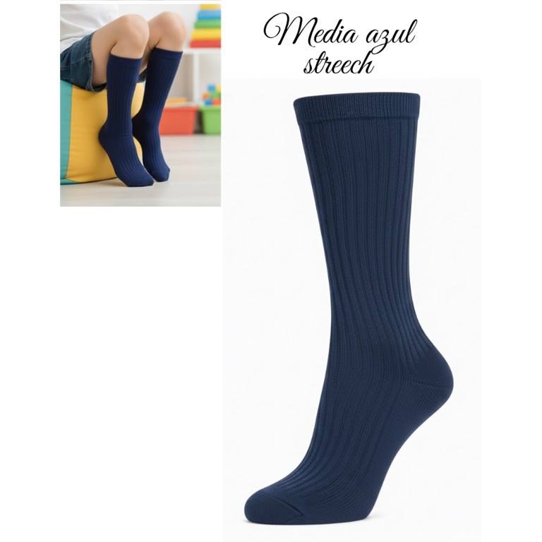 MEDIA 3/4  STREECH MORLEY AZUL SAYER