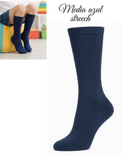 MEDIA 3/4 STREECH MORLEY AZUL SAYER