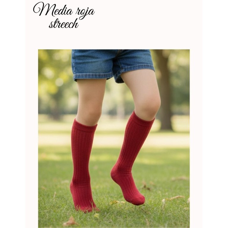 MEDIA 3/4 STREECH  MORLEY ROJO SAYER