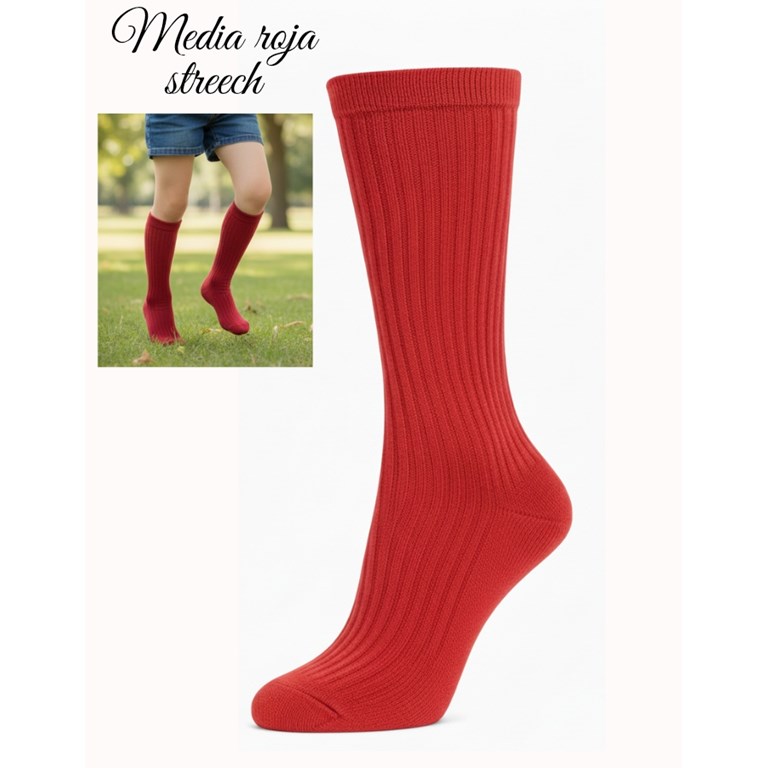 MEDIA 3/4 STREECH  MORLEY ROJO SAYER