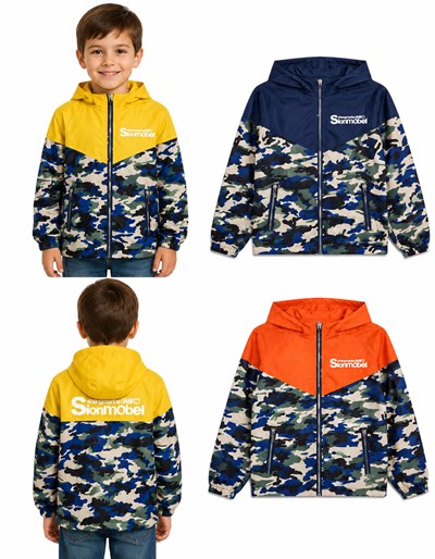 ROMPEVIENTO CAMPERA CAMUFLADA VARON ESTAMPADA IMPORTADA