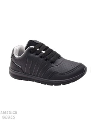 A112 NEGRO ZAPATILLA ACORDONADA COLEGIAL HEYDAY