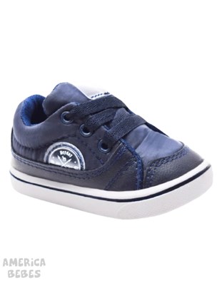 A185 AZUL ZAPATILLA ACORDONADA COMBINADA HEYDAY