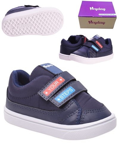 A207 AZUL ZAPATILLA CON ABROJO. HEYDAY
