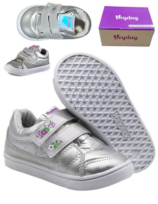 A207 PLATA ZAPATILLA CON ABROJO. HEYDAY