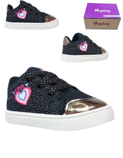 A192 NEGRO ZAPATILLA ESTAMPADA TIEMPO LIBRE HEYDAY