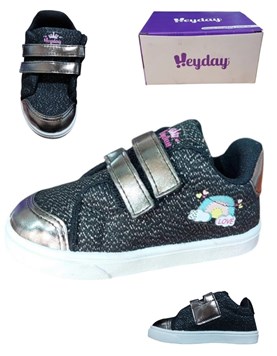 A212 NEGRO ZAPATILLA ESTAMPADA TIEMPO LIBRE HEYDAY