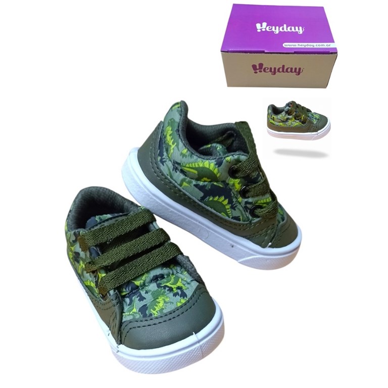 A222 VERDE ZAPATILLA CAMUFLADA. HEYDAY