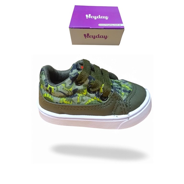 A222 VERDE ZAPATILLA CAMUFLADA. HEYDAY