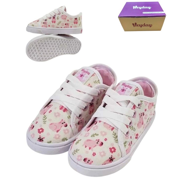Articulo 229 blanca zapatillas con cordones capybara heyday