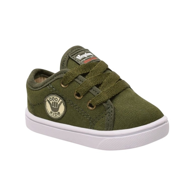 Articulo 230 verde zapatilla de lona con cordon heyday
