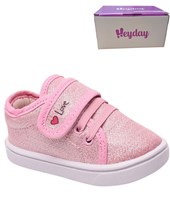 A.240 rosa zapatilla con abrojo y cordon love heyday
