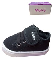 Articulo 240 negro zapatillas con cordon y abrojo love heyday