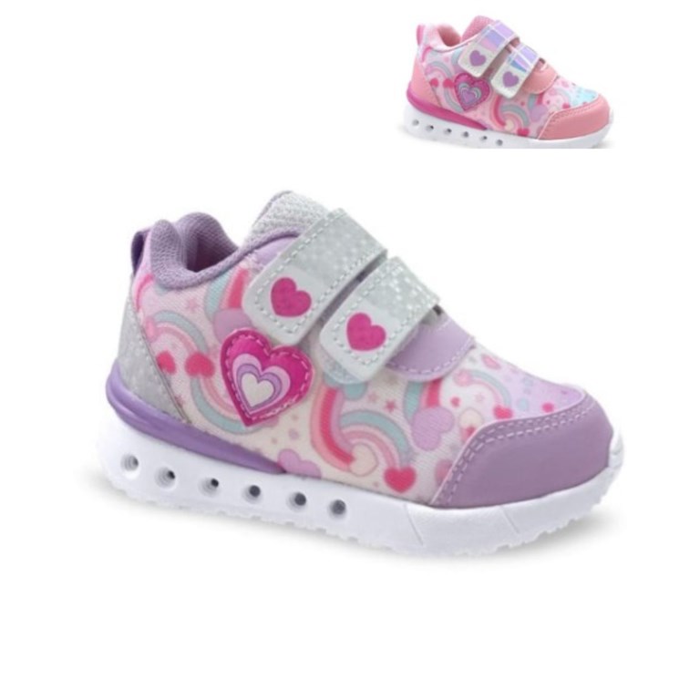 zapatilla deportiva CON LUZ y abrOjo. HEYDAY