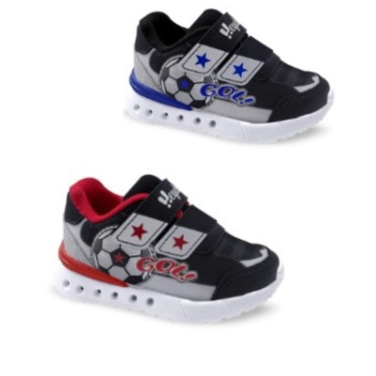 ZAPATILLA DEPORTIVA CON LUZ Y ABROJO . HEYDAY