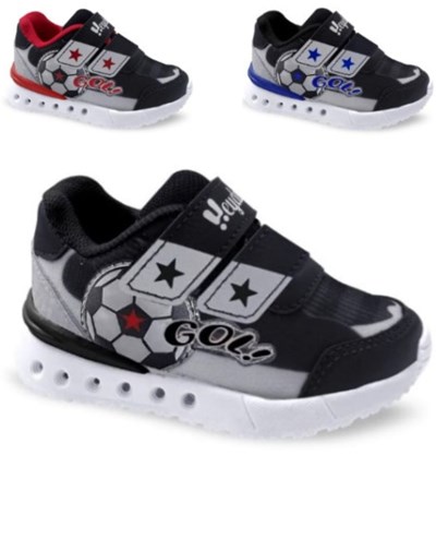 ZAPATILLA DEPORTIVA CON LUZ Y ABROJO . HEYDAY