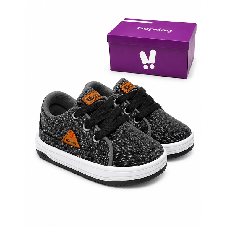 A258 NEGRO ZAPATILLA  ACORDONADA. HEYDAY