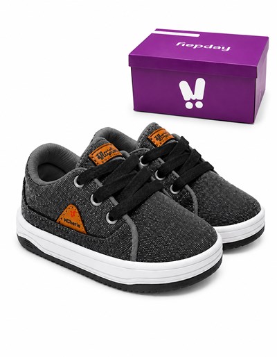 A258 NEGRO ZAPATILLA  ACORDONADA. HEYDAY