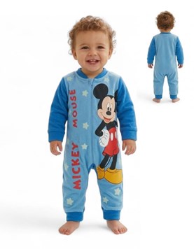 ENTERITO DE MICROPOLAR ESTAMPA MICKEY MOUSE. DISNEY