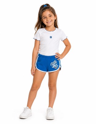 SHORT AZUL ESTAMPA STITCH. DISNEY