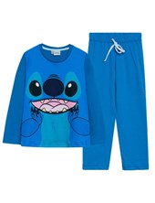 PIJAMA NENE MANGA LARGA ESTAMPA STITCH. DISNEY