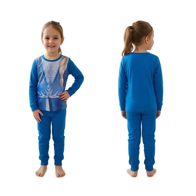 PIJAMA DE INTERLOCK ELSA DISFRAZ. DISNEY