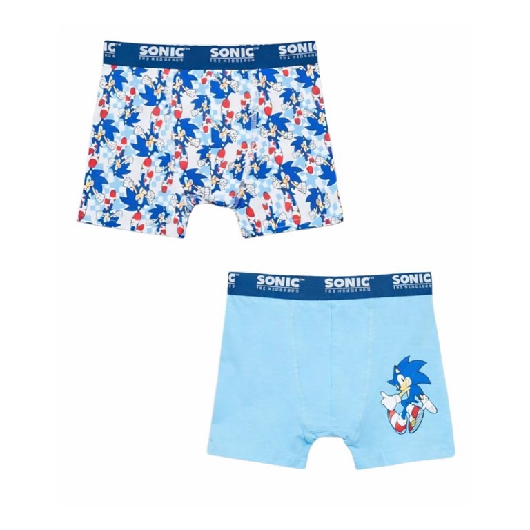 Pack x 2 unidades: Boxer Sonic importado. Disney