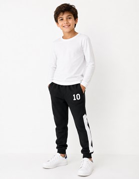 JOGGING ARGENTINA DE FRISA PARA NENE, ESTAMPA '10'. DISNEY