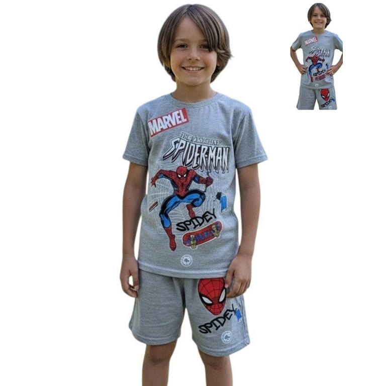 Pijama Spiderman manga corta Disney