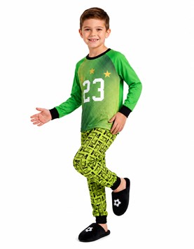 PIJAMA FUTBOL VERDE ESTAMPA 23. DISNEY