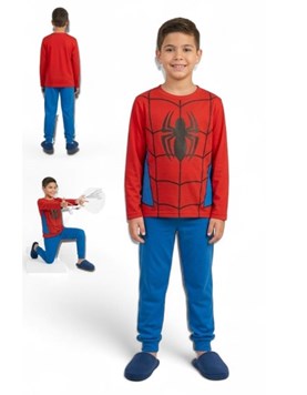 PIJAMA SPIDERMAN DISFRAZ DE INTERLOCK. DISNEY