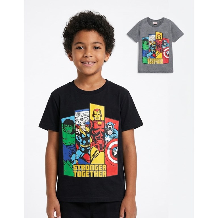 REMERA MNGA CORTA ESTAMPA AVENGERS STRONGER. DISNEY