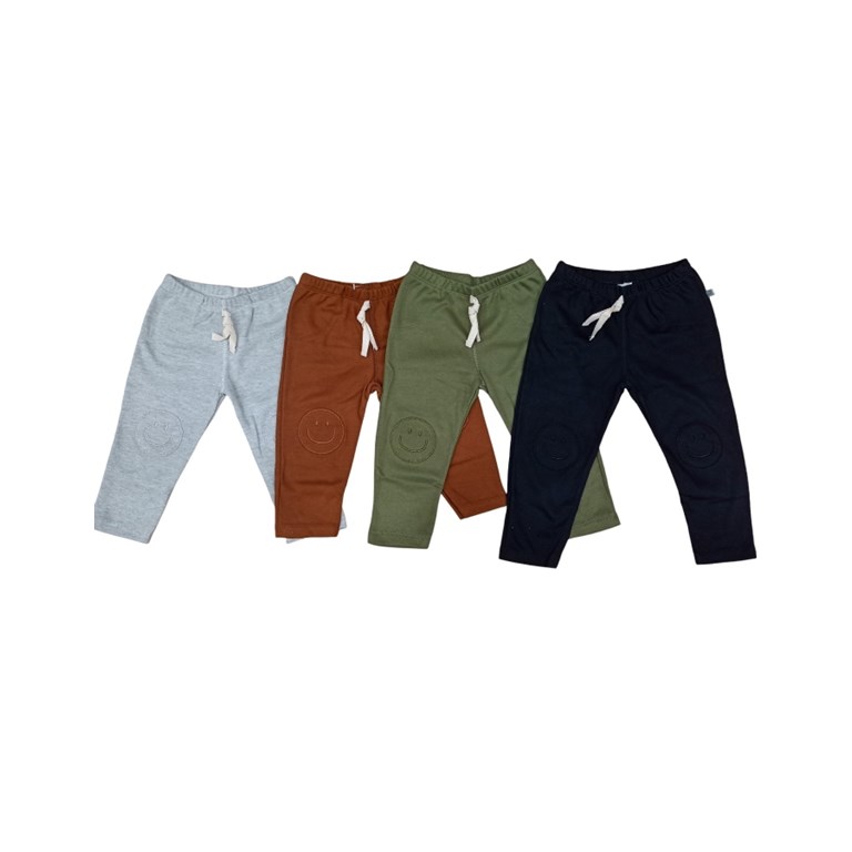 PANTALON BEBE ALGODON CON PITUCON CARITA BABY SKIN