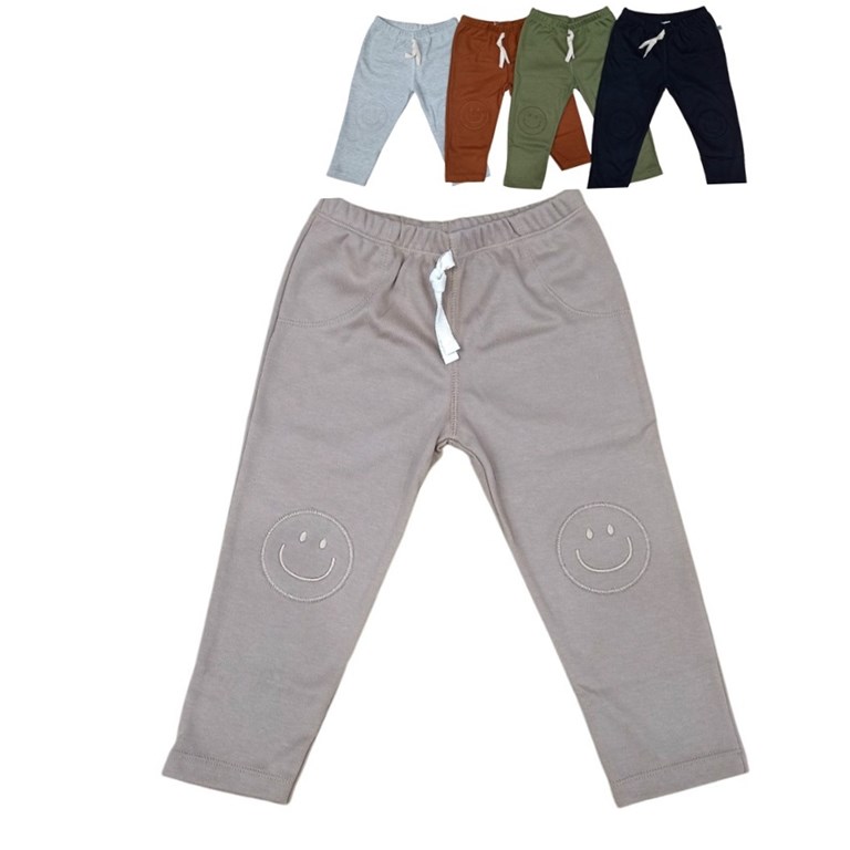 PANTALON BEBE ALGODON CON PITUCON CARITA BABY SKIN