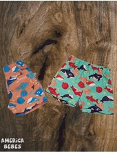 SHORT DE BAÑO PARA BEBES ESTAMPADO PECES SKIN