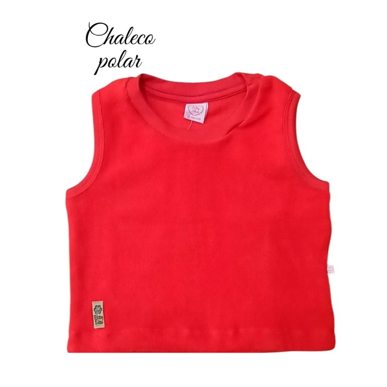 CHALECO PARA BEBA CUELLO REDONDO MICROPOLAR. BABY SKIN