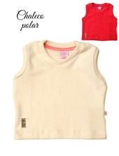 CHALECO PARA BEBA CUELLO REDONDO MICROPOLAR. BABY SKIN