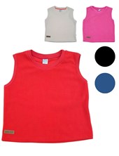 CHALECO ESCOTE REDONDO DE MICROPOLAR. SKIN