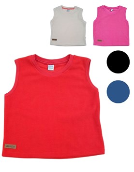 CHALECO ESCOTE REDONDO DE MICROPOLAR. SKIN