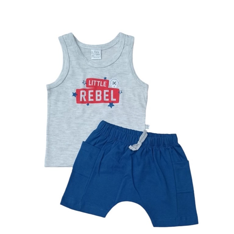 CONJUNTO BEBE MUSCULOSA  Y SHORT  CARGO. SKIN