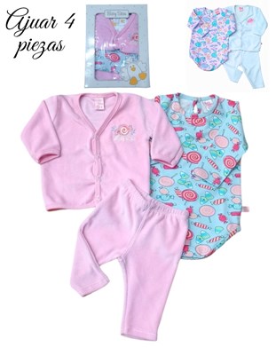 SET 3PZS PLUSH CARDIGAN, BODY Y PANTALÓN. BABY SKIN